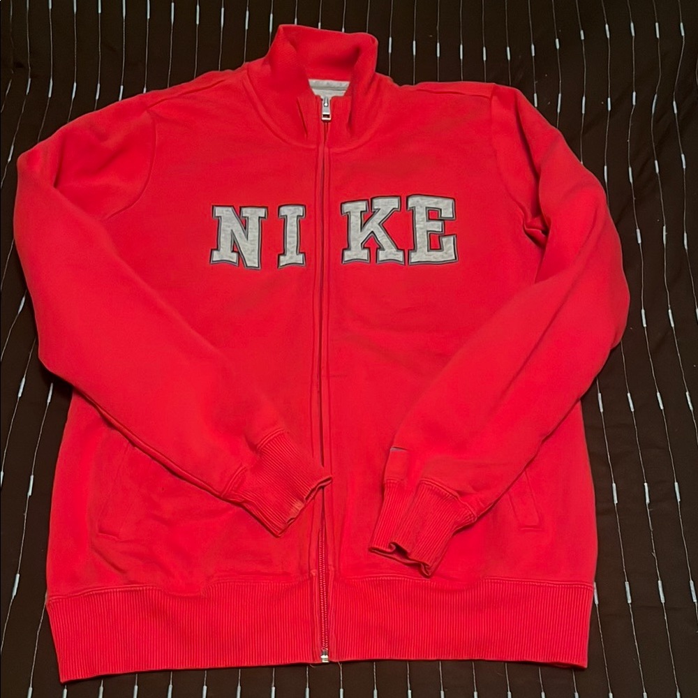 Nike Red Zip-Up Jacket